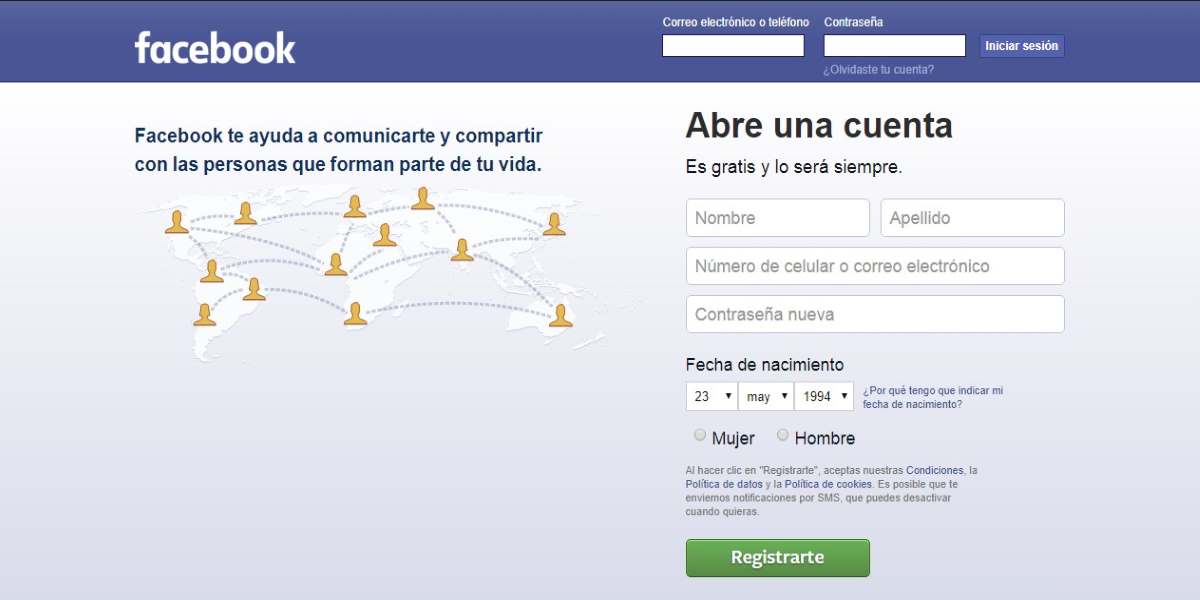 Como crear un perfil Facebook